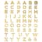 12 Packs: 54 ct. (648 total) 3/4" Wood Block Letters by Make Market®